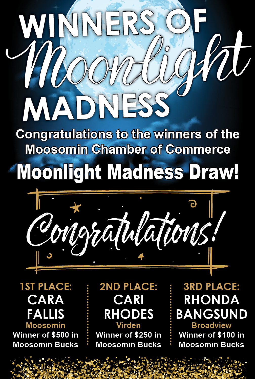 Moonlight Madness Winners